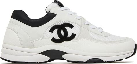 chanel sneakers 2019 png|Chanel black and white sneakers.